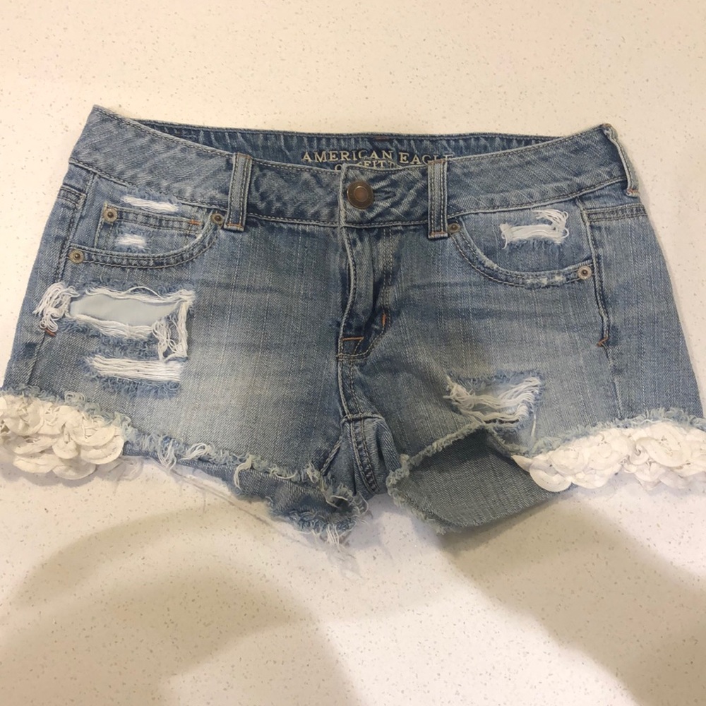 American Eagle jean shorts